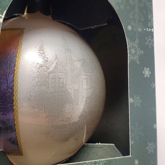 Bradford Exchange Thomas Kinkade Signature collection Christmas Ornament x2 - Picture 5 of 10